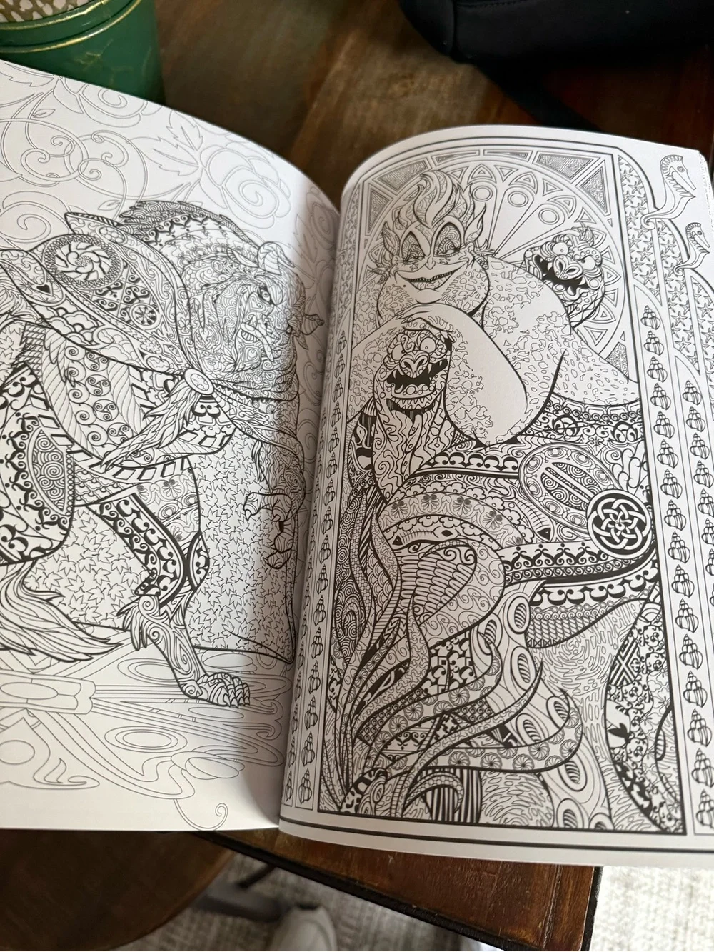 Disney Animals Coloring Book - White with Gold Accents